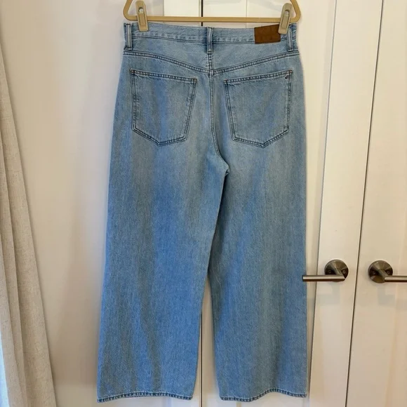 Madewell Superwide-Leg Airy Denim Edition Jean - Ahern wash - Size 30 - Picture 3 of 16